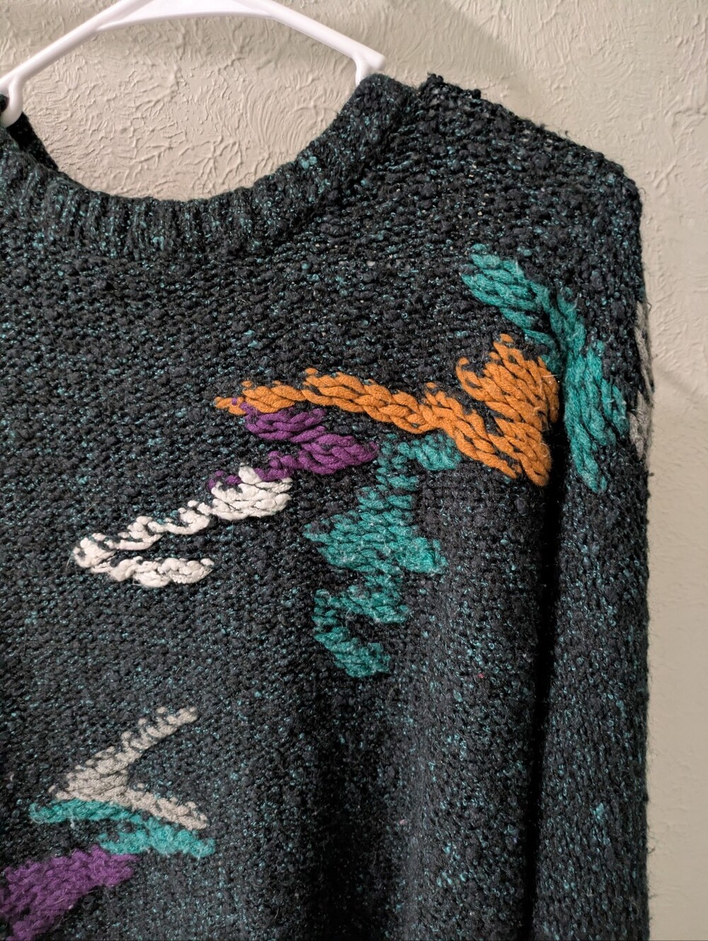 Chunky Knit Pullover Vntg Sweater